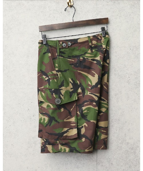 MILITARY(ミリタリー)の「リメイク デッドストック イギリス軍 ライトウェイト コンバット ショートパンツ DPMカモ(カーゴパンツ・メンズ・グリーン系カモフラージュ・80/84)」の3枚目の写真
