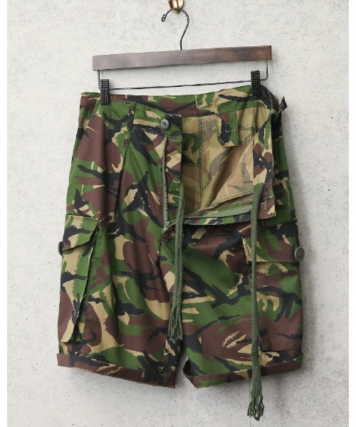 MILITARY(ミリタリー)の「リメイク デッドストック イギリス軍 ライトウェイト コンバット ショートパンツ DPMカモ(カーゴパンツ・メンズ・グリーン系カモフラージュ・80/84)」の5枚目の写真