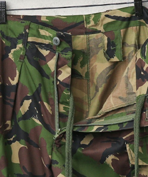 MILITARY(ミリタリー)の「リメイク デッドストック イギリス軍 ライトウェイト コンバット ショートパンツ DPMカモ(カーゴパンツ・メンズ・グリーン系カモフラージュ・80/84)」の8枚目の写真