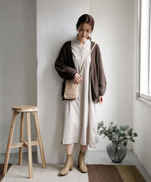 URBAN RESEARCH DOORS(アーバンリサーチドアーズ)の「コクーンスリーブニットカーディガン(カーディガン/ボレロ・レディース・ベージュ/グリーン系その他・ONE)」の11枚目の写真