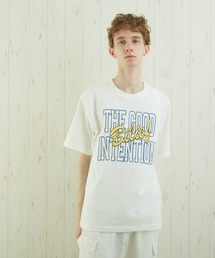 【TONE BY AS】カレッジプリントTEE(BL)