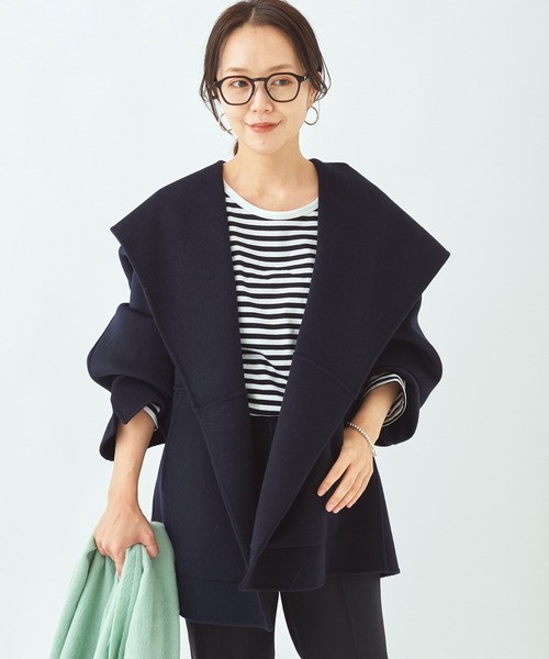 plage(プラージュ)の「ハミルトンハーフコート◆(その他アウター・レディース・ベージュ/ネイビー・38/36)」の22枚目の写真