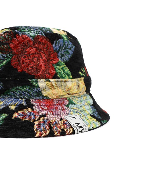 MYne（マイン）の「【MYne】フラワーゴブランバケットハット/Flower Gobelin Bucket Hat（ハット・メンズ・ブラック/ベージュ/ボルドー・FREE）」の14枚目の写真