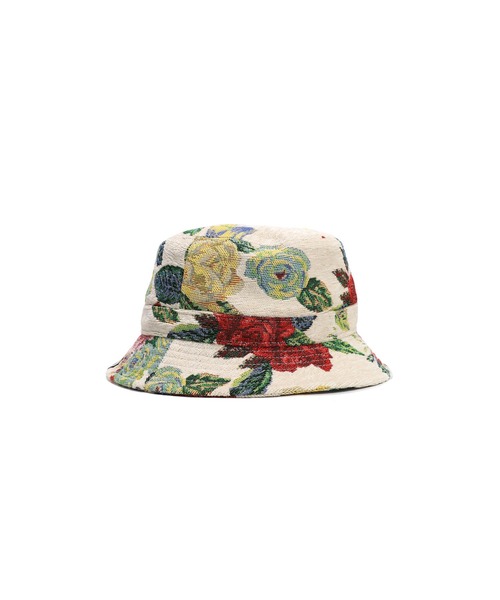 MYne（マイン）の「【MYne】フラワーゴブランバケットハット/Flower Gobelin Bucket Hat（ハット・メンズ・ブラック/ベージュ/ボルドー・FREE）」の13枚目の写真