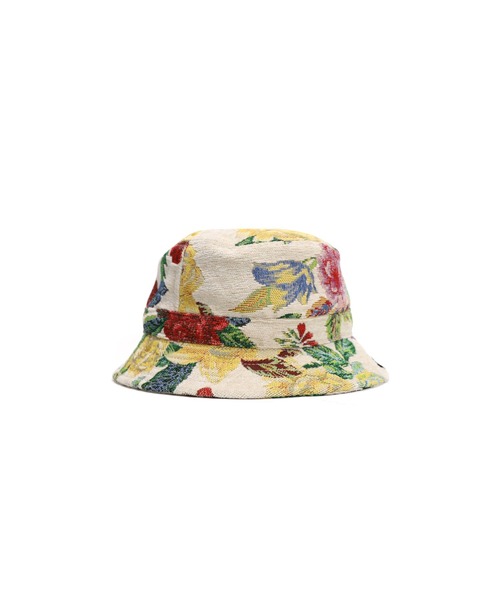 MYne（マイン）の「【MYne】フラワーゴブランバケットハット/Flower Gobelin Bucket Hat（ハット・メンズ・ブラック/ベージュ/ボルドー・FREE）」の11枚目の写真
