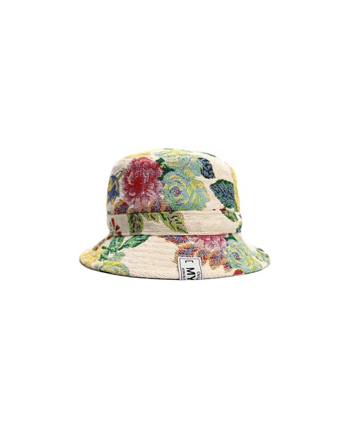 MYne（マイン）の「【MYne】フラワーゴブランバケットハット/Flower Gobelin Bucket Hat（ハット・メンズ・ブラック/ベージュ/ボルドー・FREE）」の10枚目の写真