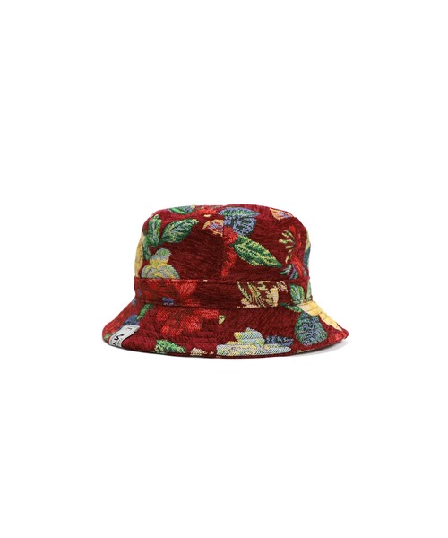 MYne（マイン）の「【MYne】フラワーゴブランバケットハット/Flower Gobelin Bucket Hat（ハット・メンズ・ブラック/ベージュ/ボルドー・FREE）」の8枚目の写真