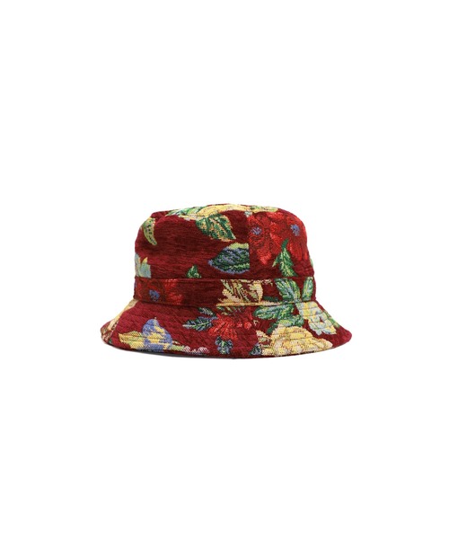MYne（マイン）の「【MYne】フラワーゴブランバケットハット/Flower Gobelin Bucket Hat（ハット・メンズ・ブラック/ベージュ/ボルドー・FREE）」の6枚目の写真