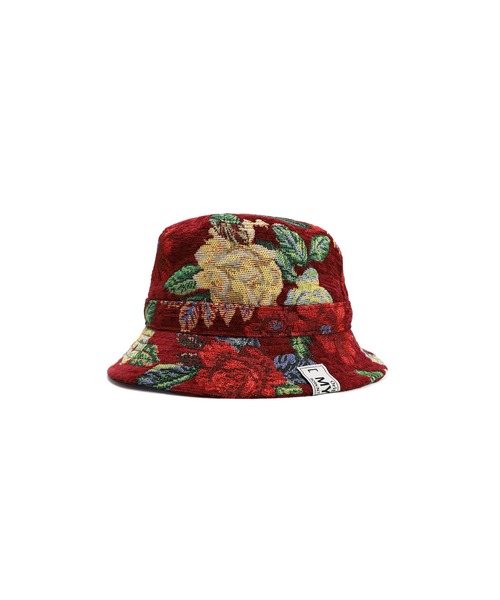 MYne（マイン）の「【MYne】フラワーゴブランバケットハット/Flower Gobelin Bucket Hat（ハット・メンズ・ブラック/ベージュ/ボルドー・FREE）」の5枚目の写真