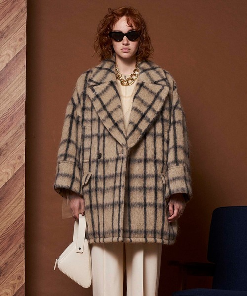 モヘヤシャギーオーバーコート【MAISON SPECIAL/メゾンスペシャル】