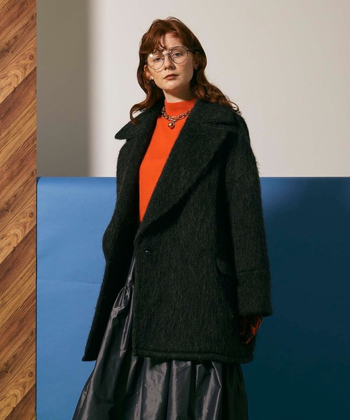 モヘヤシャギーオーバーコート【MAISON SPECIAL/メゾンスペシャル】