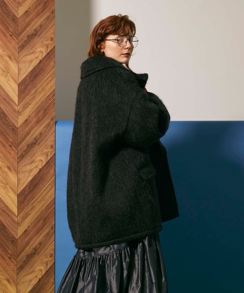 モヘヤシャギーオーバーコート【MAISON SPECIAL/メゾンスペシャル】