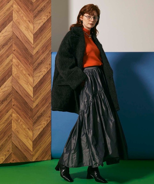 モヘヤシャギーオーバーコート【MAISON SPECIAL/メゾンスペシャル】