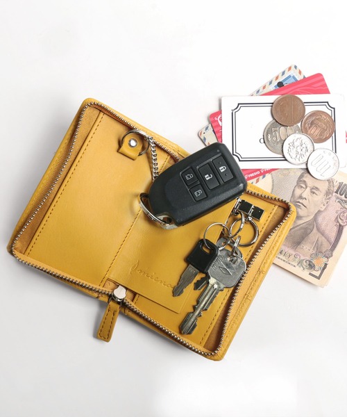 [mieno]牛革レザースマートキーケース（キーケース/キーアクセサリー）｜mieno（ミエノ）