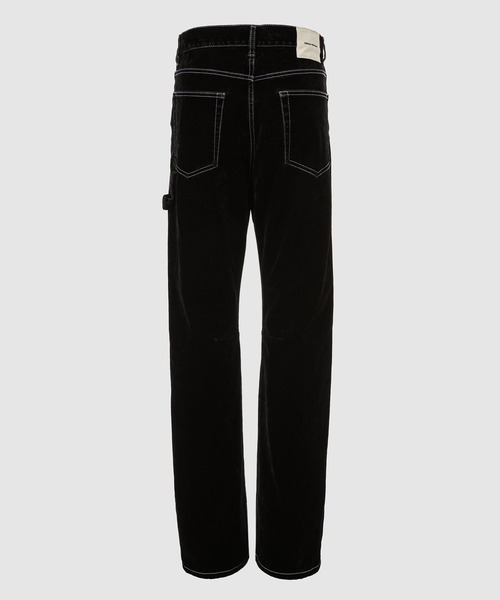 HERON PRESTON(ヘロンプレストン)の「LABEL FLOCK HAMMER PANTS(その他パンツ・メンズ・ブラック・32/34)」の4枚目の写真