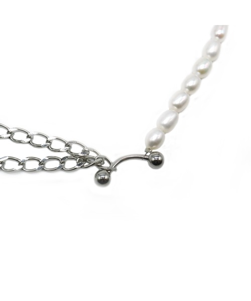 HYPNOTIZE★韓国★人気★COIL CHAIN PEARL NECKLACE ネックレス HYPNOTIZE（ヒプノタイズ）の「【入荷禁止】【HYPNOTIZE】PIERCE
