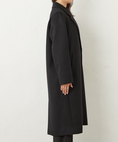 Lui's（ルイス）の「メルトンオーバーダブルチェスターコート（チェスターコート・レディース・ブラック/グレー/グリーン・FREE）」の16枚目の写真