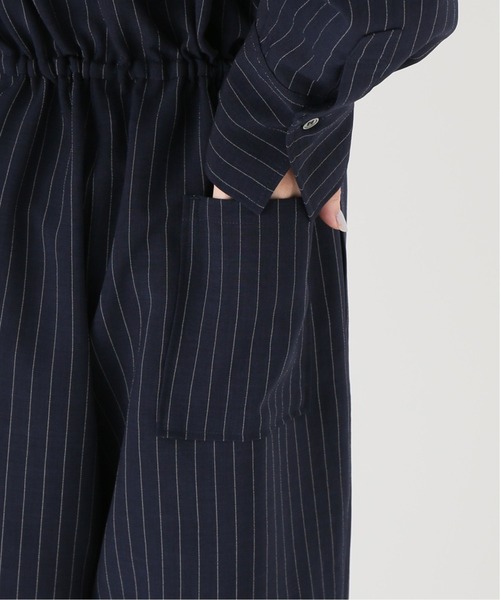 JOINT WORKS（ジョイントワークス）の「J-ワイドオールインワン（サロペット/オーバーオール・レディース・ネイビー・FREE）」の6枚目の写真