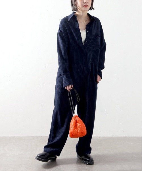 JOINT WORKS（ジョイントワークス）の「J-ワイドオールインワン（サロペット/オーバーオール・レディース・ネイビー・FREE）」の8枚目の写真