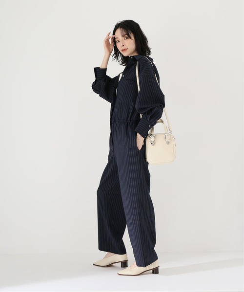 JOINT WORKS（ジョイントワークス）の「J-ワイドオールインワン（サロペット/オーバーオール・レディース・ネイビー・FREE）」の5枚目の写真