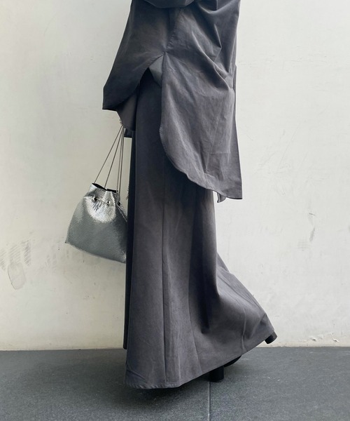 DouDou（ドゥドゥ）の「セットアップコールテンスカート（スカート・レディース・チャコールグレー/ライトグレー/ピンク・38/36）」の15枚目の写真