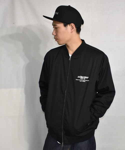 DOUBLE STEAL(ダブルスティール)の「Sinple Logo T/C JKT(MA-1・メンズ・ブラック/ベージュ・LARGE/X-LARGE/MEDIUM)」の13枚目の写真