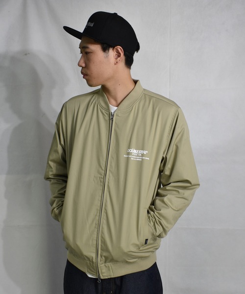 DOUBLE STEAL(ダブルスティール)の「Sinple Logo T/C JKT(MA-1・メンズ・ブラック/ベージュ・LARGE/X-LARGE/MEDIUM)」の6枚目の写真