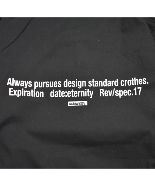 DOUBLE STEAL(ダブルスティール)の「Sinple Logo T/C JKT(MA-1・メンズ・ブラック/ベージュ・LARGE/X-LARGE/MEDIUM)」の14枚目の写真