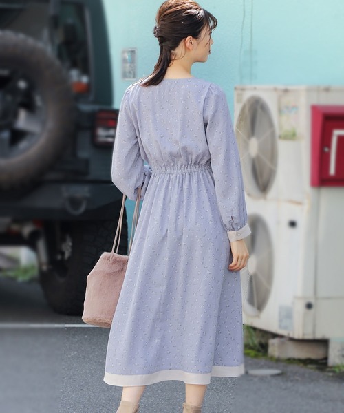 Honeys（ハニーズ）の「配色ワンピース（ワンピース）」 - WEAR