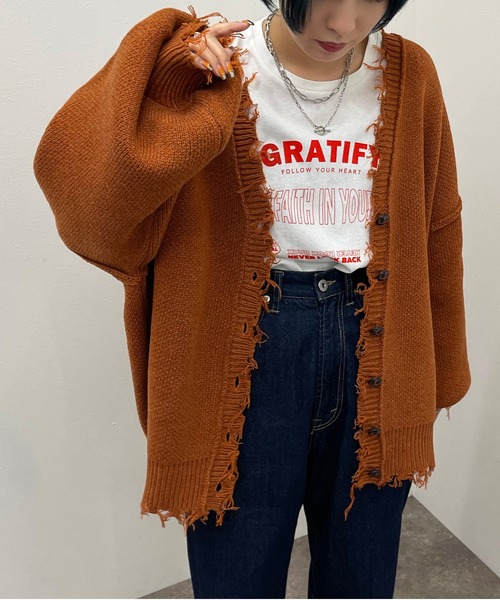 apres jour mignon（アプレジュールミニョン）の「ダメージニット