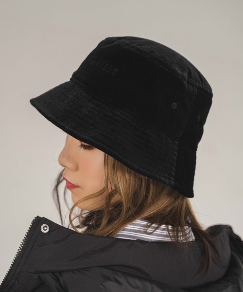 WEGO（ウィゴー）の「WEGO/ベロアバケットハット（ハット・レディース・ベージュ/ブラック/パープル系その他・FREE）」の13枚目の写真