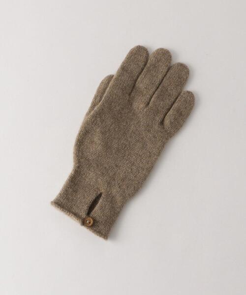 Johnstons of Elgin＞CASHMERE BUTTON GLOVES/グローブ 【公式通販】