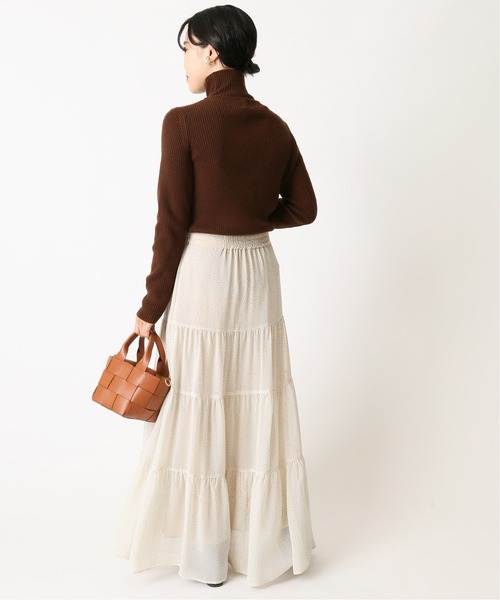 U by SPICK&SPAN（ユーバイスピックアンドスパン）の「≪追加≫リブタートル 2◆（ニット/セーター・レディース・アイボリー/ピンク系その他/ブラウン/その他1・FREE）」の10枚目の写真