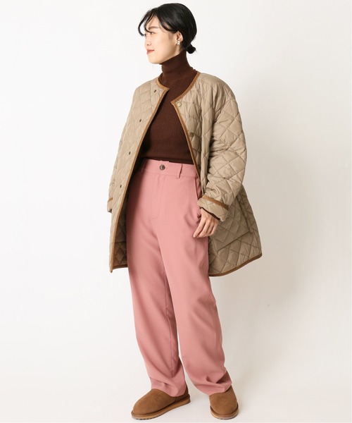 U by SPICK&SPAN（ユーバイスピックアンドスパン）の「≪追加≫リブタートル 2◆（ニット/セーター・レディース・アイボリー/ピンク系その他/ブラウン/その他1・FREE）」の15枚目の写真