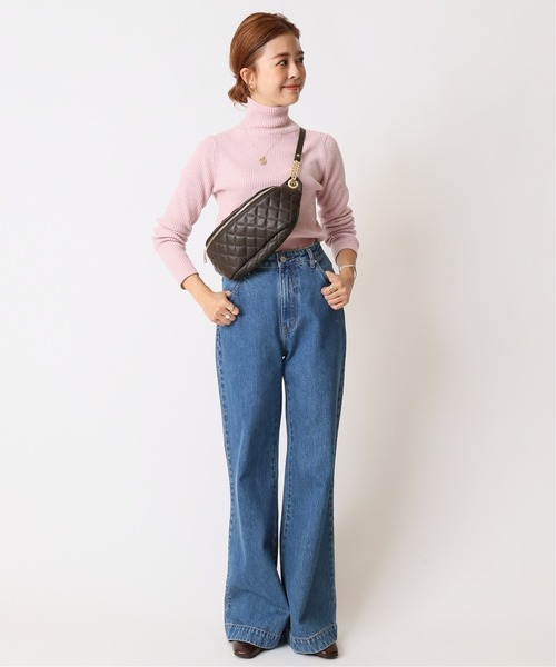 U by SPICK&SPAN（ユーバイスピックアンドスパン）の「≪追加≫リブタートル 2◆（ニット/セーター・レディース・アイボリー/ピンク系その他/ブラウン/その他1・FREE）」の16枚目の写真