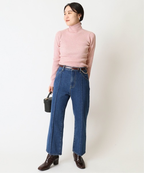 U by SPICK&SPAN（ユーバイスピックアンドスパン）の「≪追加≫リブタートル 2◆（ニット/セーター・レディース・アイボリー/ピンク系その他/ブラウン/その他1・FREE）」の20枚目の写真