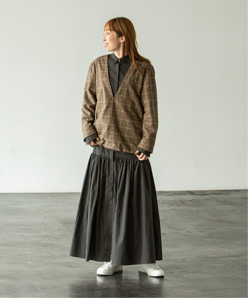 ■美品 Noble N.Jam マルチプリントワンピース ドット 定価2.9万 □美品 Noble N.Jam マルチプリントワンピース ドット 定価2.9万
