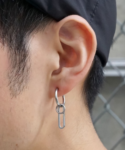 SBG(エスビー)の「SBG イヤーカフフェイクピアス(イヤリング・メンズ・A/B/C/D/E/F/G/H/I/J/K/L/M/N/O/P/Q/R/S/T・FREE)」の12枚目の写真