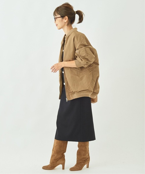 plage（プラージュ）の「【R’IAM】MA1 ブルゾン2◆（MA-1・レディース・ブラウン/ベージュ系その他・36/38）」の10枚目の写真