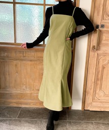 JUNOAH | スエードマーメイドキャミワンピース(ワンピース)