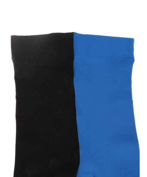 UN3D.（アンスリード）の「【FAKUI】バイカラータイツ（タイツ/ストッキング・レディース・グリーン/ブルー・FREE）」の5枚目の写真
