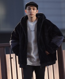 RAGEBLUE | スムースフェイクファー/フードブルゾン(ブルゾン)