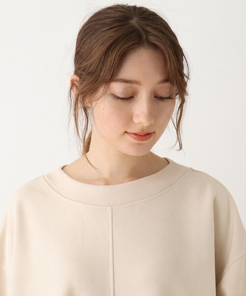 SHOO・LA・RUE(シューラルー)の「◆フェイクスエードプルオーバー(Tシャツ/カットソー・レディース・ブラック/オリーブ/ブルー/ナチュラル/キャメル/ピンク系・00)」の10枚目の写真