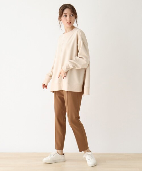 SHOO・LA・RUE(シューラルー)の「◆フェイクスエードプルオーバー(Tシャツ/カットソー・レディース・ブラック/オリーブ/ブルー/ナチュラル/キャメル/ピンク系・00)」の14枚目の写真