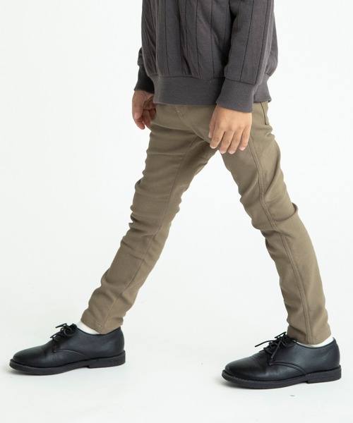 BRANSHES(ブランシェス)の「【あったか】プレミアムストレッチ裏起毛パンツ(チノパンツ・キッズ・ブラック/ネイビー/グレー/ベージュ・100/110/150/140/90/120/130)」の1枚目の写真