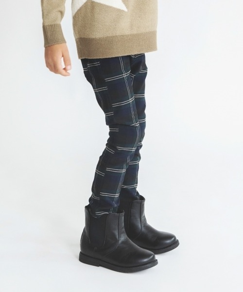 BRANSHES(ブランシェス)の「【あったか】プレミアムストレッチ裏起毛パンツ(チノパンツ・キッズ・ブラック/ネイビー/グレー/ベージュ・100/110/150/140/90/120/130)」の4枚目の写真