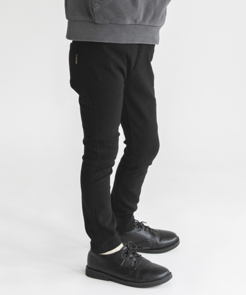 BRANSHES(ブランシェス)の「【あったか】プレミアムストレッチ裏起毛パンツ(チノパンツ・キッズ・ブラック/ネイビー/グレー/ベージュ・100/110/150/140/90/120/130)」の2枚目の写真