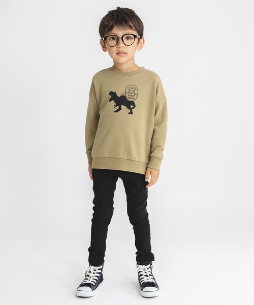 BRANSHES(ブランシェス)の「【あったか】プレミアムストレッチ裏起毛パンツ(チノパンツ・キッズ・ブラック/ネイビー/グレー/ベージュ・100/110/150/140/90/120/130)」の17枚目の写真