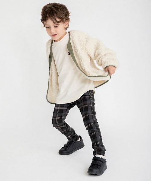 BRANSHES(ブランシェス)の「【あったか】プレミアムストレッチ裏起毛パンツ(チノパンツ・キッズ・ブラック/ネイビー/グレー/ベージュ・100/110/150/140/90/120/130)」の19枚目の写真