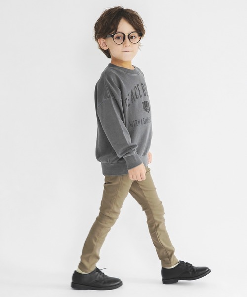 BRANSHES(ブランシェス)の「【あったか】プレミアムストレッチ裏起毛パンツ(チノパンツ・キッズ・ブラック/ネイビー/グレー/ベージュ・100/110/150/140/90/120/130)」の21枚目の写真